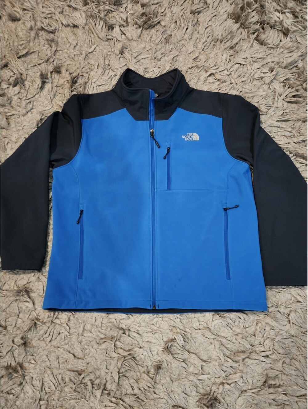 The North Face - Men's Xl TG Zip Jacket Gray and Blue- RN #61661 CA #30516